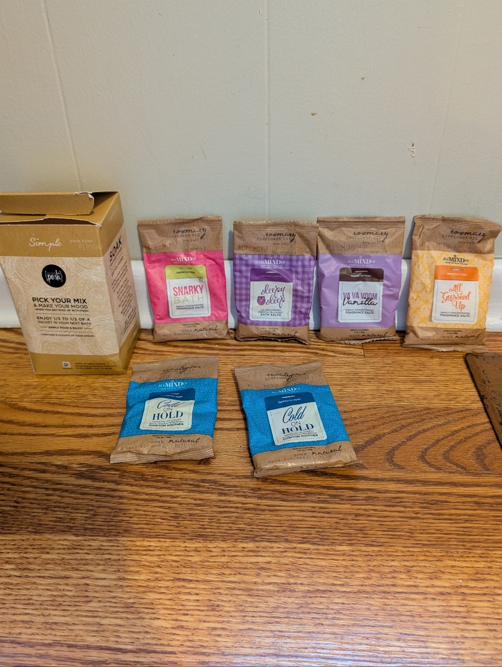 Assorted Scented Bath Soak Packets